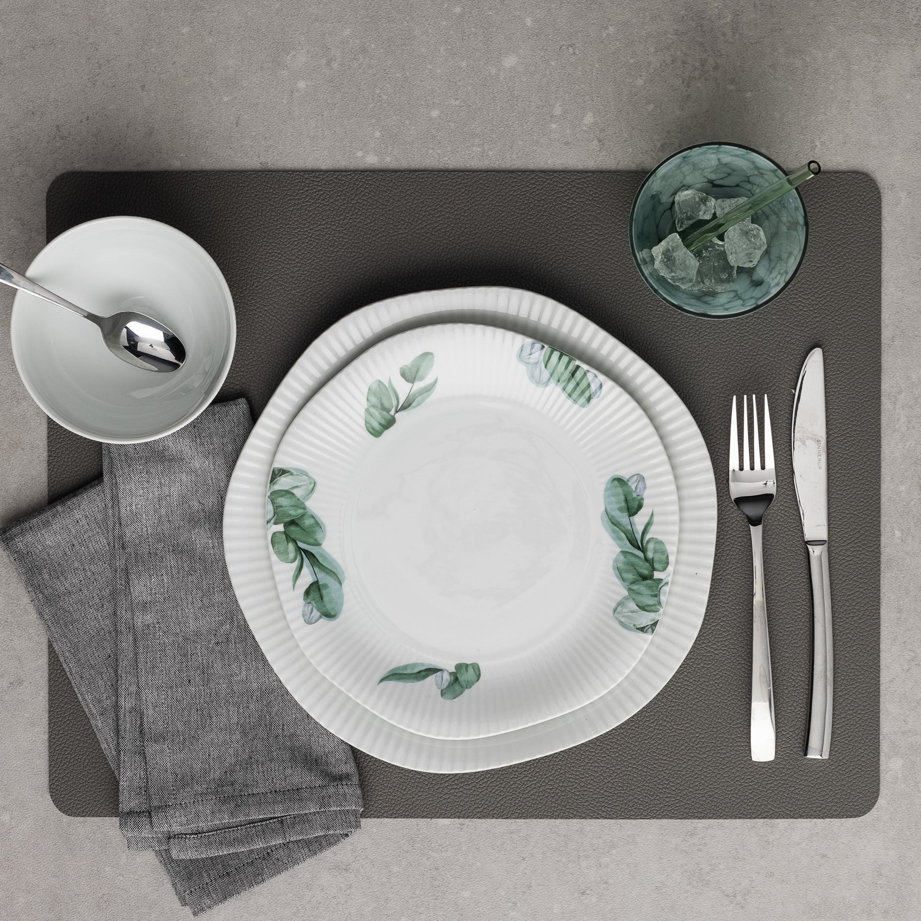 Vendbar dækkeserviet